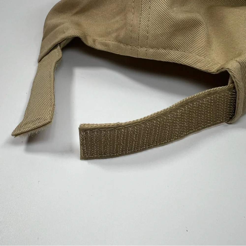 Jack Daniel’s Adjustable Velcro Back Hat Tan Black Logo Please Drink Responsibly - Picture 8 of 9